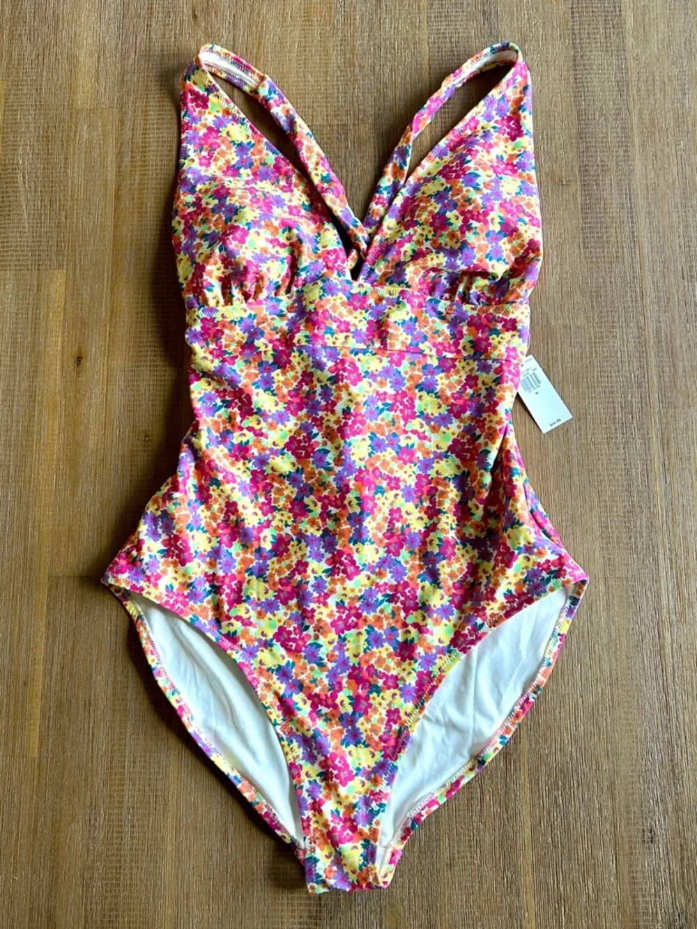 Old Navy Tie-back One-Piece Swimsuit, NWT - Picture 2 of 8